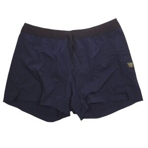 WOLACO North Moore Athletic Shorts Mens XXL Navy Blue 5" Inseam Training